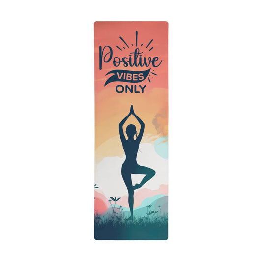 Positive Vibes Only Yoga Mat